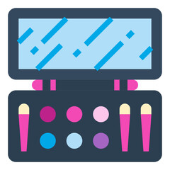 eyeshadow flat icon