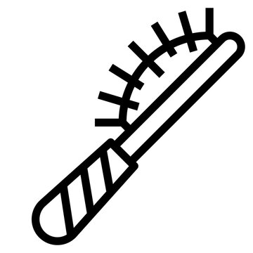 recommend clip art: comb outline icon