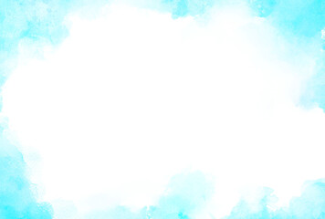 背景素材_水彩テクスチャ_青