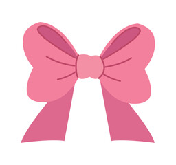 pink ribbon bow