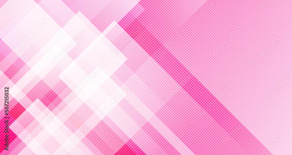Aufkleber pink geometric abstract background overlap layer on bright space with diagonal lines decoration. mod