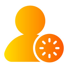 loading gradient icon