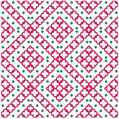Vector geometric ornament in ethnic style. Seamless pattern with  abstract shapes, repeat tiles. Vintage retro texture. . Repeating pattern for decor, fabric,textile and fabric .