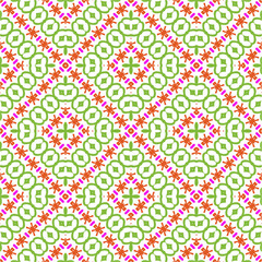 Vector geometric ornament in ethnic style. Seamless pattern with  abstract shapes, repeat tiles. Vintage retro texture. . Repeating pattern for decor, fabric,textile and fabric .