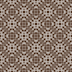 Vector geometric ornament in ethnic style. Seamless pattern with  abstract shapes, repeat tiles. Vintage retro texture. . Repeating pattern for decor, fabric,textile and fabric .