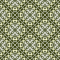 Vector geometric ornament in ethnic style. Seamless pattern with  abstract shapes, repeat tiles. Vintage retro texture. . Repeating pattern for decor, fabric,textile and fabric .