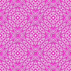 Vector geometric ornament in ethnic style. Seamless pattern with  abstract shapes, repeat tiles. Vintage retro texture. . Repeating pattern for decor, fabric,textile and fabric .