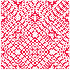 Vector geometric ornament in ethnic style. Seamless pattern with  abstract shapes, repeat tiles. Vintage retro texture. . Repeating pattern for decor, fabric,textile and fabric .