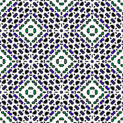 Vector geometric ornament in ethnic style. Seamless pattern with  abstract shapes, repeat tiles. Vintage retro texture. . Repeating pattern for decor, fabric,textile and fabric .