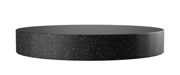 Empty 3D display product beige minimal scene with clean transparent blackground 3D render illustration.