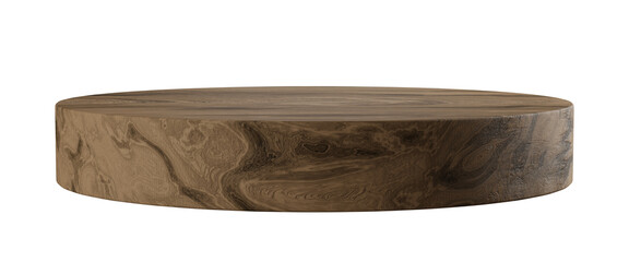 Empty 3D display product beige minimal scene with clean transparent blackground 3D render illustration.