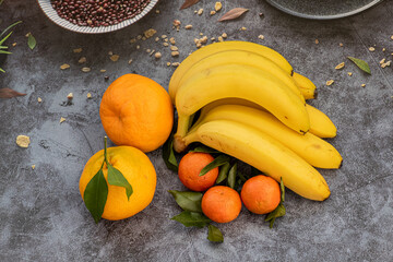 A more healthy choice as a snack, oranges and bananas should be handy in every household.