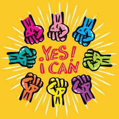 Yes I can, hand lettering. Wall art poster for kindergarten classroom