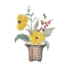 flowers in a vase