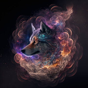 Mythical Siberian husky in 8k, high-definition art. "Our digital art collection features stunning 8K high-quality, 
high-definition images of various animals. Perfect for wall decor, and so much more.