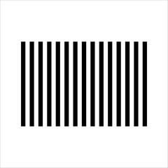 Isolated bar code vector illustration, on a white background.