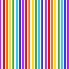 Obraz premium Rainbow vertical stripes pattern, seamless texture background. Colorful stripes pattern for wallpaper, fabric, background, backdrop, paper gift, textile, fashion design etc.