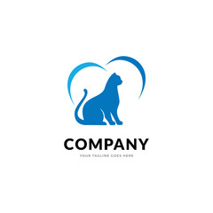Pet Care Logo Template Design Vector, Emblem, Design Concept, Creative Symbol, Icon