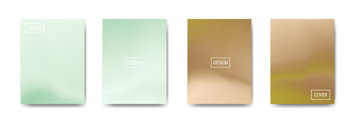 set of abstract background with beautiful gradation color, colorful background for poster flyer banner backdrop.vertical banner.cool fluid background vector illustration