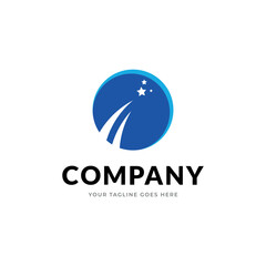 Fototapeta premium Colorful Star Logo With Symbol Sign Icon.