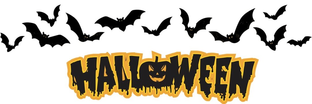 Orange Black Grunge Halloween Background Banner 