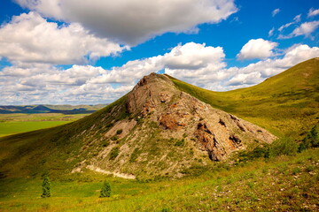 Karamurun-tau is a picturesque mountain range of the Orenburg region.