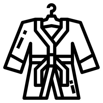 recommend clip art: bathrobe icon