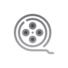 film two tone gradient icon