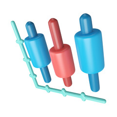 Candle Stick 3D Illustration Icon