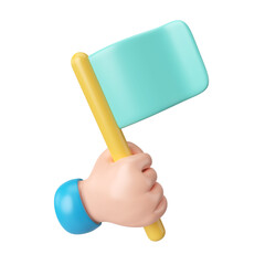 Mission 3D Illustration Icon