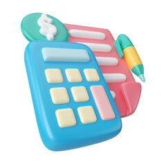 Payroll 3D Illustration Icon