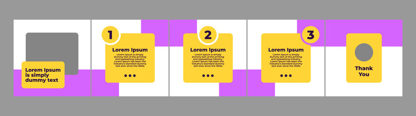 microblog or carousel post creative template for instagram. social media post template with pink theme. © Rozin