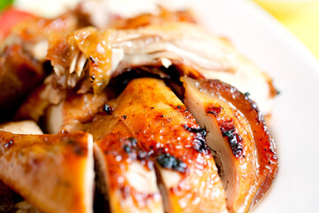 Grilled chicken is a popular dish of Thai people. It can be eaten from main dishes, snacks, appetizers or hors d'oeuvres.