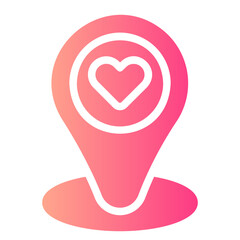 wedding gradient icon