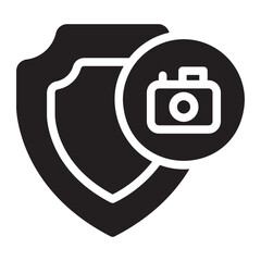 camera glyph icon
