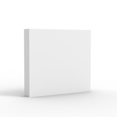Mockup box 3D render.