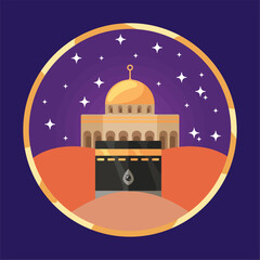 mecca and mosque frame