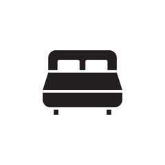 bedroom icon , bed icon vector