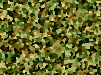 Colorful army abstract distortion background. 