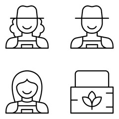 Agriculture Vector Line Icons