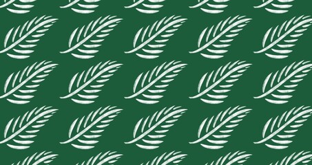 Leaves pattern with background 