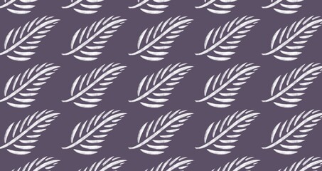 Leaves pattern with background 