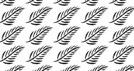 Leaves pattern with background 