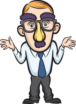 businessman apologizing wearing a mask - PNG image with transparent background
