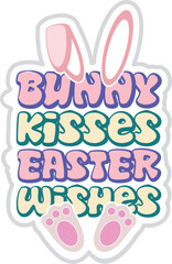 Groovy Easter  t-shirt design