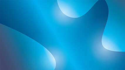 abstract minimal neon background with glowing wavy lines. Dark walls illuminated with led lights. Blue futuristic wallpaper