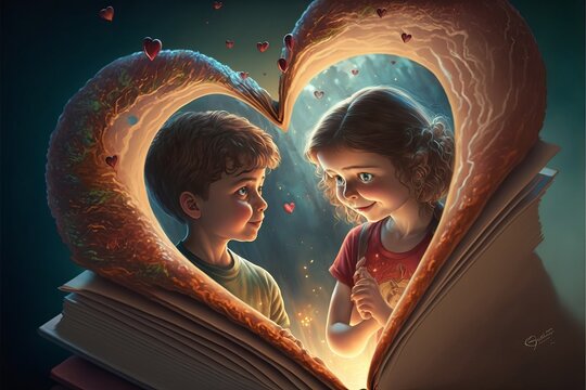 The Love Story Books Collection: A Beautiful Artistic Designer Illustration of Romantic Compilation of Love Poems, Letters, and Stories for Valentine's Day