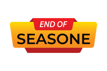 End of season sticker design.