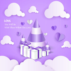 Fototapeta na wymiar Happy Valentines Day cards, posters, covers set. Abstract minimal templates in modern geometric style with hearts pattern for celebration, decoration, branding, packaging, web and social media banners