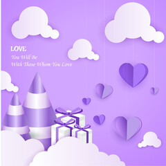 Happy Valentines Day cards, posters, covers set. Abstract minimal templates in modern geometric style with hearts pattern for celebration, decoration, branding, packaging, web and social media banners